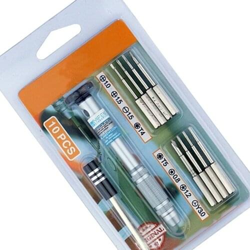 For JM-8143 10 in 1 deep hole screwdriver set telecommunications combination tool screwdriver