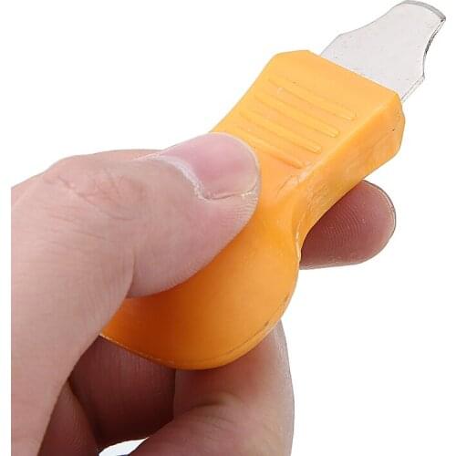 Watch Opener Knife Tool Stainless Steel Blade Yellow Watch Back Case Opener Knife Repair Tool For Quartz Snap Type Accessories