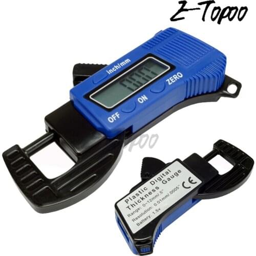 High quality Portable Precise Digital Thickness Gauge Meter Tester Micrometer 0 to 12.7mm