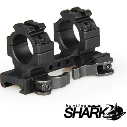 PPT 25.4mm Aluminum Double Ring Scope Mount Quick Detachable Mount For Picatinny Rail Weaver Mount 21.2mm HS22-0241