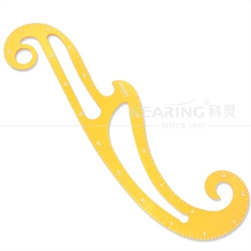 S Shape Acrylic French Curve Ruler PM1300 Art Fashion Design Rulers Comics Fashion Design Template Sewing Designer Supply