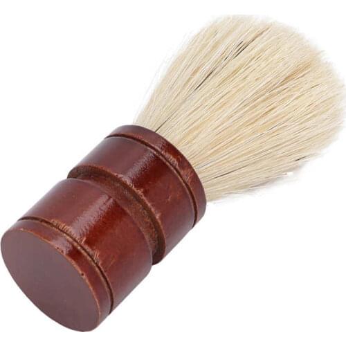 Hair Shaving Brush Soft Shaving Cream Brush with Wooden Handle for Beard Cleaning for Beard Shaving for Men