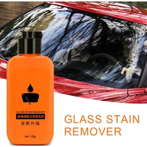 100ml Car Windshield Stain Remover Auto Window Windscreen Cleaning Agent Automobile Glass Oil Film Remover Without Sponge