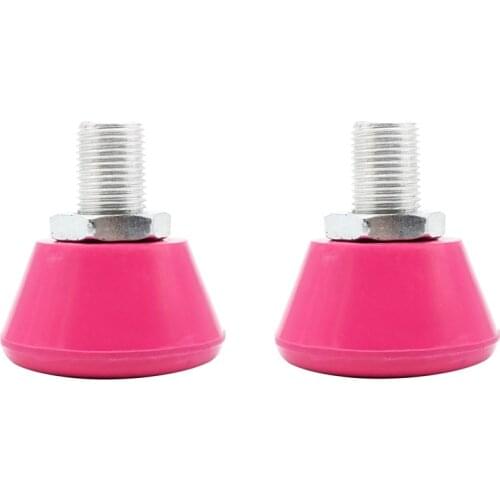 Top!-2 Pack Roller Skates Toe Stops Plugs Rubber Brake Block Stoppers 82A PU Toe Stops Replacement Skate Accessories
