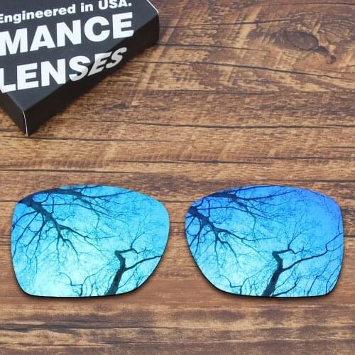 ToughAsNails Polarized Replacement Lenses for Oakley Deviation Sunglasses Blue Mirrored Color (Lens Only)