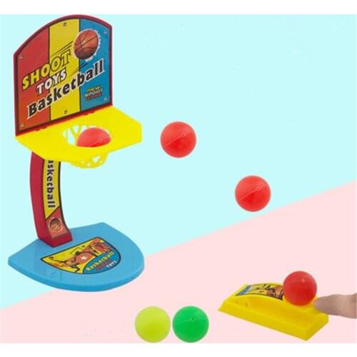 1 Set Mini Pocket Finger Basketball Desktop Shooting Machine Anti-stress Decompression Kids Toy Parent-child Interactive Games