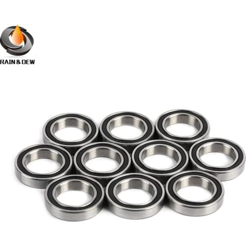 2Pcs S6802-RS Stainless Steel Hybrid Ceramic Bearing 15x24x5 mm ABEC-9 Bicycle Bottom Brackets Spares