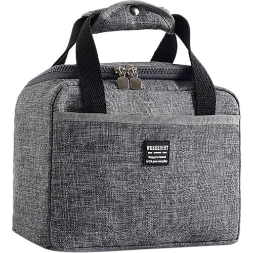 2020 Portable New Thermal Insulated Lunch Box Tote Cooler Handbag Bento Pouch Dinner Container School Food Storage Bags