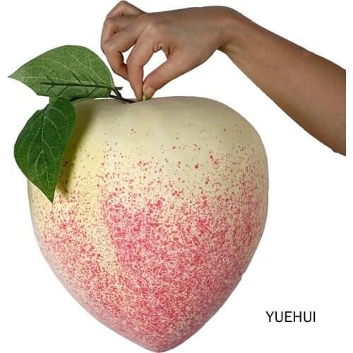 2021 New Simulation Large Peach Model Fake Honey Peach Photography Props Teaching Sketch Dance Props Simulated Peach Ornaments