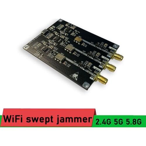 3in1 2.4G 5G 5.8G WiFi swept jammer Shielder 5.2G prevent WIFI signal Shielded FOR 2.4GHZ Bluetooth interference RF amplifier