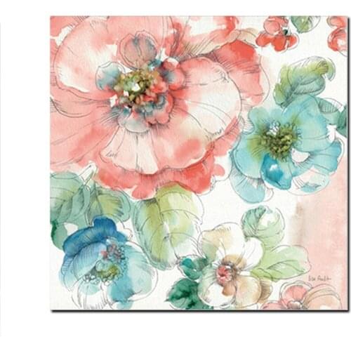 5D Diamond Embroidery Poppy Orchid Diy Diamond Painting Cross Stitch Diamond Mosaic Square picture of Rhinestones Art Abstract
