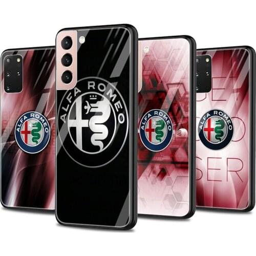 Alfa romeo giulietta Italy Car Phone case For Samsung S21 S20 Plus Ultra Plus FE S10 Lite e S9 S8 Plus Bumper Glass Fundas coque