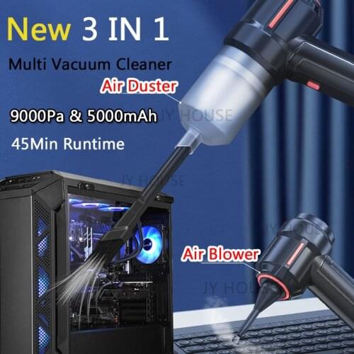 40000RPM Cordless Air Duster Compressed Air Blower Computer Laptop Industrial-Grade Mini Car Vacuum Cleaner Keyboard Camera Home