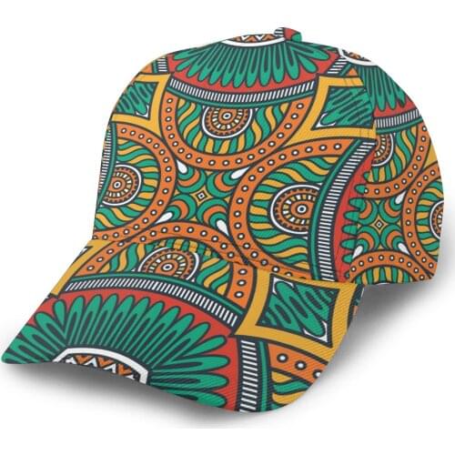 Colorful Mandala Outdoor Sport Caps Baseball Hat Men Women Visor Cap Baseball Cap Street Hip Hop Caps