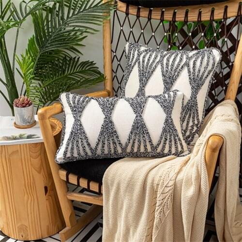 Cushion Cover 45x45cm/30x50cm Pillow Covers Decorative Tufted funda cojin Pillow Case for Sofa Bed Living Room Bed Room