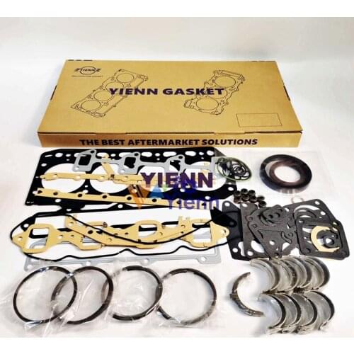 For ISUZU 4FB1 Overhaul Re-Ring Kit Piston ring Full Gasket Kit Bearing Set For Iseki Tractor TE4370 Engine Rrpair Parts