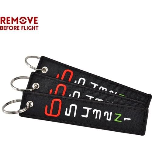 10 PCS Fashion Car Keychain Bijoux 6 5 4 3 2 N 1 Launch Key for Cool Keychain Motorcycle Car Tag OEM Embroidery Keyring keyfobs