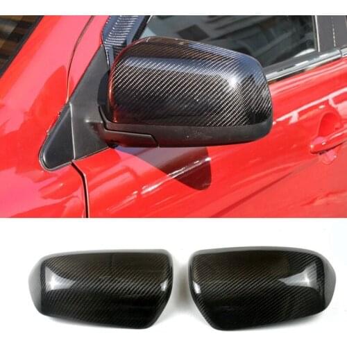 1 Pair Wing Rearview Side Mirror Cover Cap for Mitsubishi EVO Evolution 10Th 10 X Sedan 2008- 2016