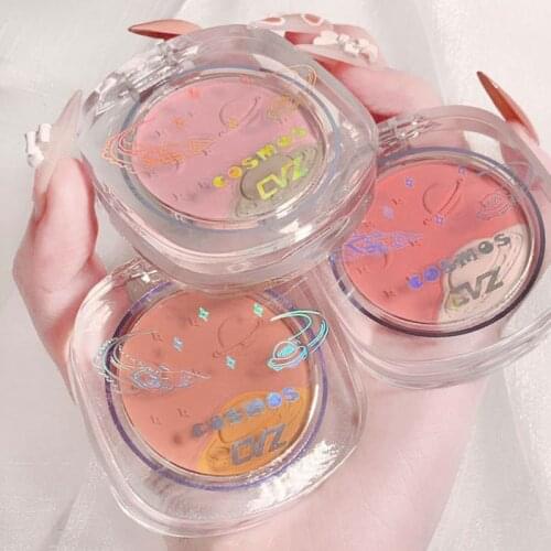 Matte Blush & Shimmering Highlighters Palette for Face Easy to Color Korean Makeup Waterproof Sweat-proof Cosmetics TSLM1