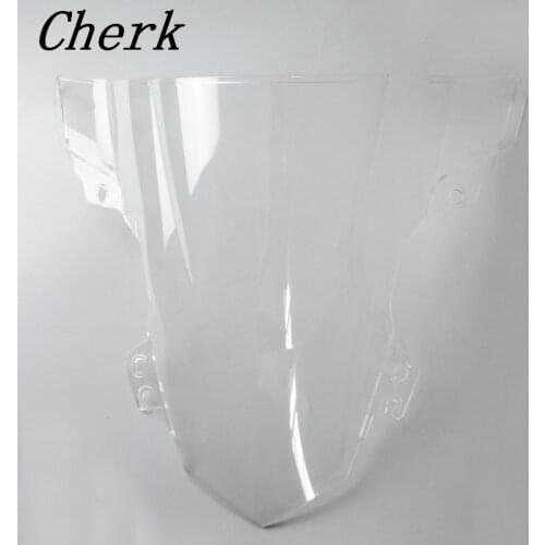 Clear Motorcycle ABS Windshield Fairing Windscreen Double Bubble Lens for BMW S1000RR 2015-2016