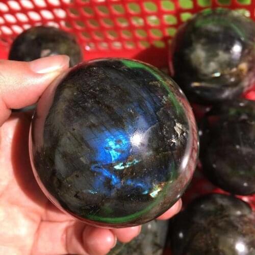Labradorite sphere natural stones and minerals quartz crystals gemstones ball spiritual healing home decor modern