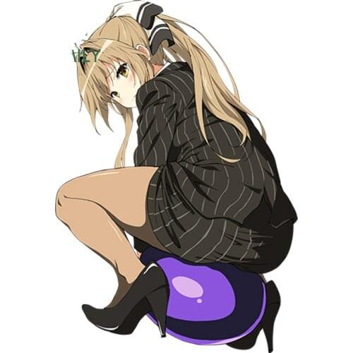 Super Sexy Car Stickers Cartoon Anime Amagi Brilliant Park - Sento Isuzu Vinyl Wrap Sexy Beauty Warrior Decal Car Decal Racing