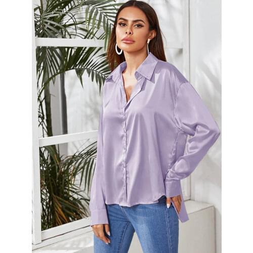 Wensilian Womens Silk Shirts