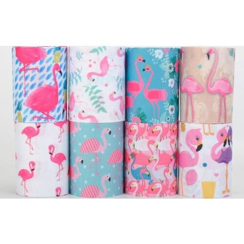 10 yards Random deliveried set 10style X1y 3'' 75mm Fruit animal printed grosgrain ribbon