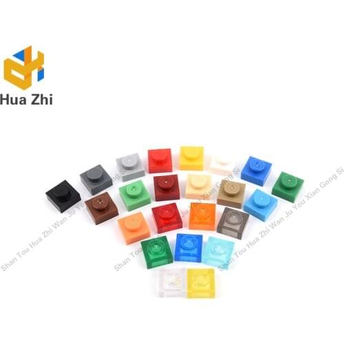 "Building Blocks Parts 3024 10PCS Plate 1 x 1 LEGOING MOCS Education"