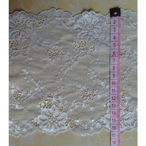 16.5cm high quality elastic jacquard FLOWER lacetrims,soft and elegant lace trimming,XERY11n