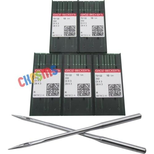 50PCS Groz Beckert 29X3 DIX3 332 Needles Compatible with Singer 29-4 29K 29U class Patcher Sewing machine