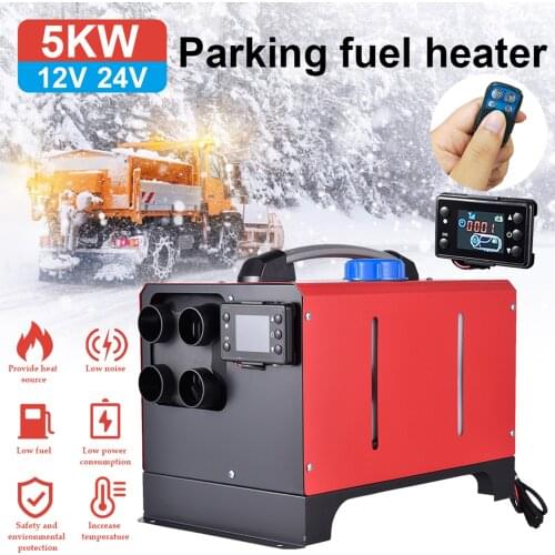 5KW Car Heater 12V Diesels Fuel Air Heater Parking Heater With Remote Control LCD Monitor For Motorhome Trailer Trucks Boats