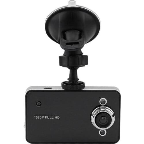 K6000 Auto Tachograph LCD Car Camera Dash Cam Crash DVR Camcorder Video Recorder Full HD 1080P Camcorder Car Equipment Mounts