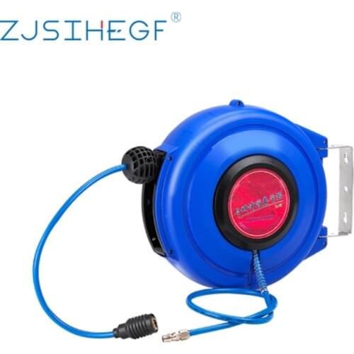 Automotive Air Hose Reel Gas Drum 8*5mm 10*6.5mm 12*8mm PU Clip Yarn Pneumatic Tool Steam With Air Gun