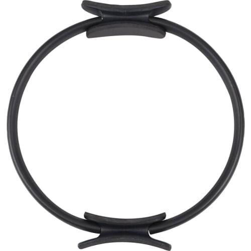 Pilates Ring Magic Circle Body Sport Exercise Fitness Strength Yoga Tool-Black