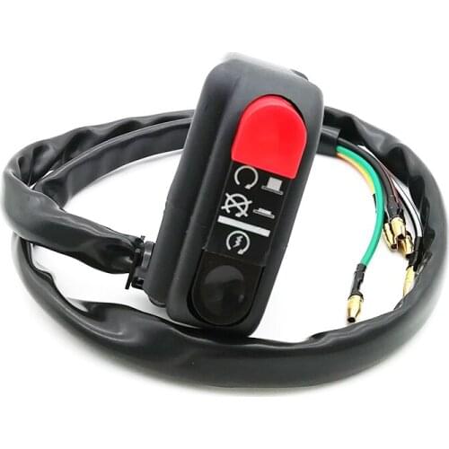 Motorcycle Handlebar Headlight Lamp Engine Control ON OFF Start Kill Switch 7/8"