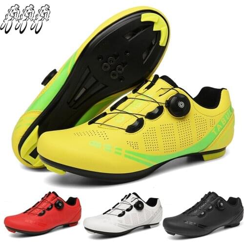 Road Cycling Shoes Mens Outdoor Sports Professional Bicycle Shoes Self-Locking Road Racing Womens Cycling Mountain Sports Shoe