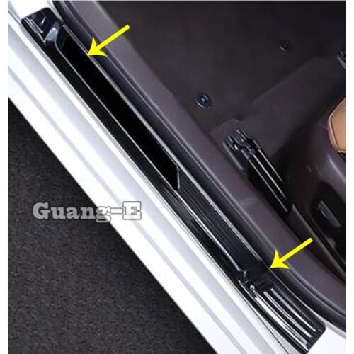 For Lexus ES ES200 ES250 ES300 ES350 2018 2019 2020 2021 Car Stickers Pedal Door Scuff Plate Cover Threshold External Trim 4pcs