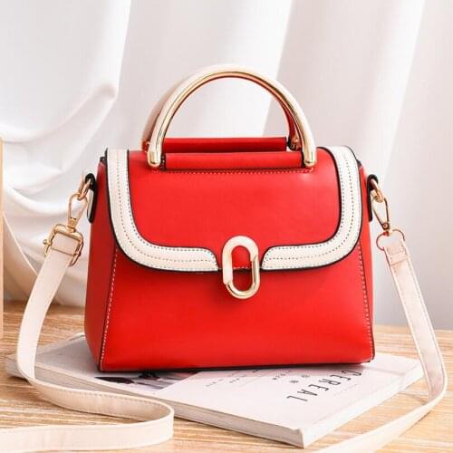 New Classic Ladies Handbag Fashion Trend Shoulder Bag Simple Versatile Casual Messenger Bag High Quality PU Leather Womens Bag
