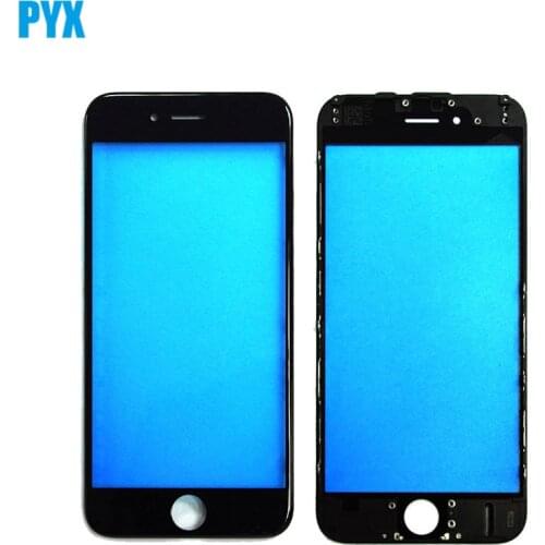 Front Glass Outer Lens with frame For iPhone 8 7 6 6s plus (Not touch screen) Free Shipping