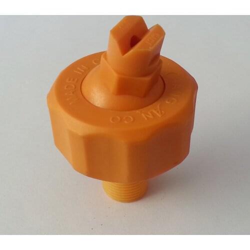 1/4" 3/8" 1/2"PP Plastic adjustable ball flat fan spray nozzle