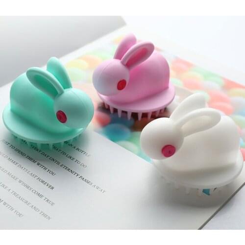 Silicone Shampoo Head Body Scalp Massage Brush Comb Bath Massage Brush Abs, Tpr Shampoo Brush