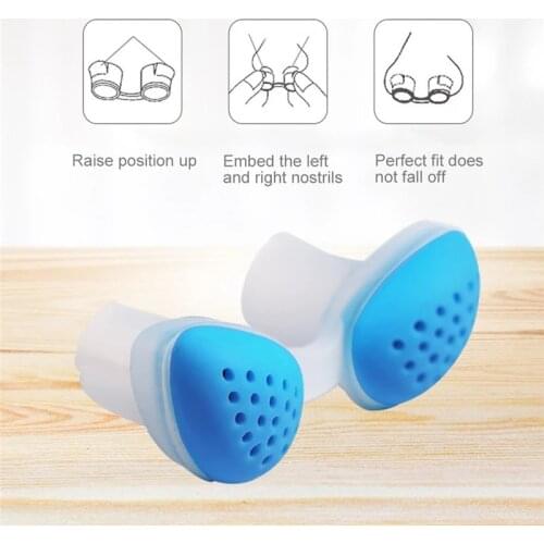 Silicone Breathe Mini Portable At Night Men/Women Anti Snoring Nose Clip Stopper Sleeping Aid Equipment Snoring Device