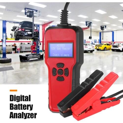 Car Battery Tester Electric Load Charging System Analyzer LCD Digital display Voltage Battery Capacity Tester car Analyzer tool