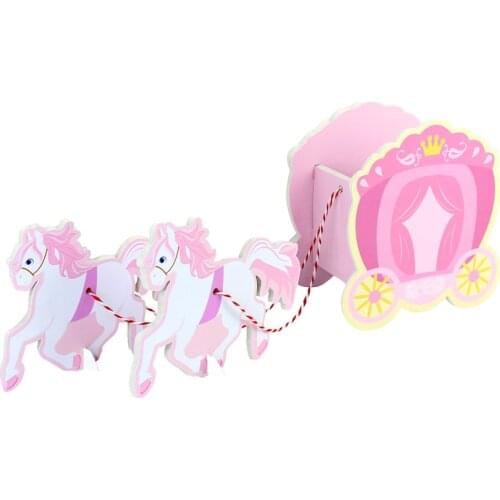 Princess Carriage Party Table Decoration Carriage Table Centerpiece Kids Birthday Party Supplies Decoration Candy Centerpiece