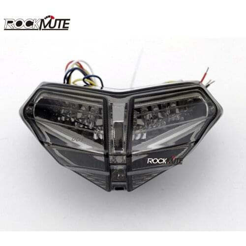 Motorcycle Integrated LED Rear Tail Light Brake Turn Signal Blinker Lamp Smoked For Ducati 848 2008-2014, 1098/1198 2007-2013