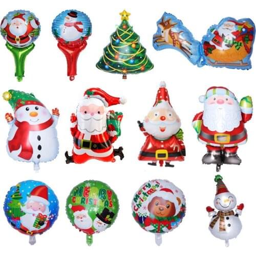 YADA Santa Claus Shape Balloons Christmas Snowman Balloon Party Celebration Decorations Kids Adult Cartoons Balloons BN200006