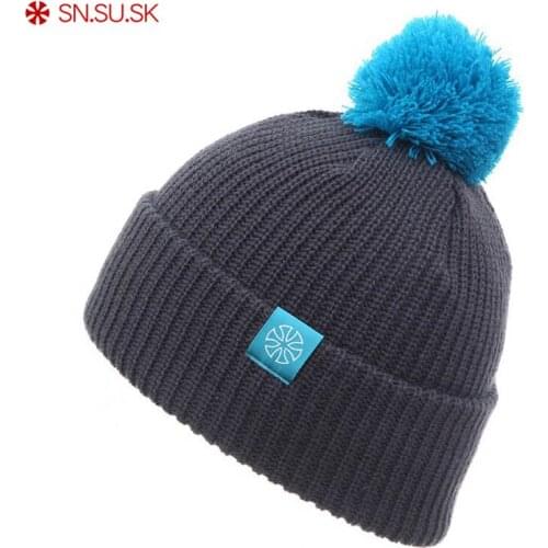 SN.SU.SK gorros Snowboard Winter skating SKULLIES CAPS Hats Beanies head warm for men woman Knitted Ski hats