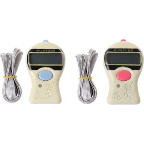 0-99999 Digital Tally Counter LCD Electronic Manual Clicker ABS Finger Counter