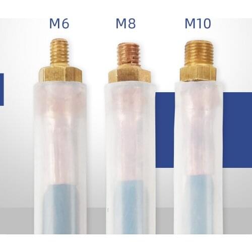 10PCS Copper Head Weld Brushes For Weld Seam Bead Joint Cleaning Polishing Machine Welding Seam Cleaner M6/M8/M10 50-60mm